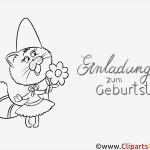 Kinder Einladungen Vorlagen Einzigartig Einladung Zum Kindergeburtstag Mit Katze Zum Ausmalen