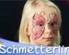 Kinderschminken Vorlagen Elsa Gut Kinderschminken Schmetterling Gesicht Tutorial Hd