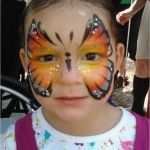 Kinderschminken Zauberer Vorlagen Angenehm Schmetterling Monarchfalter Face Painting