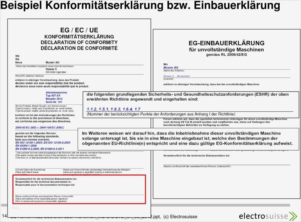 Konformitätserklärung Schweiz Vorlage Erstaunlich ...