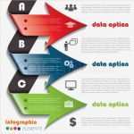 Konzept Präsentation Vorlage Bewundernswert Moderne Pfeile Für Infografiken Vorlage Mit Buchstaben Für