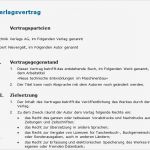Kooperationsvertrag Vorlage Word Wunderbar Verlagsvertrag Muster Für Ein Verlagsvertrag Mit