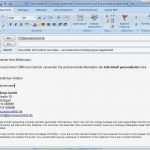 Kundenakquise Email Vorlage Gut Newsletter Mit Outlook Versenden – Personalisiert so