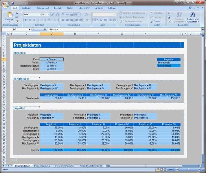 Lastenheft Vorlage Excel – Kostenlos Vorlagen