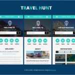 Layout Homepage Vorlagen Best Of Travel Hunt A Mobile App Flat Bootstrap Responsive Web