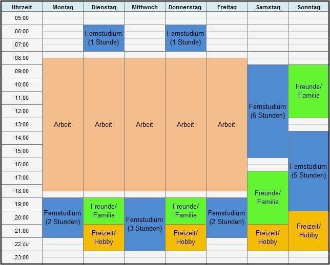 Lernplan Studium Excel Vorlage Gut Atemberaubend Lernplan Vorlage Fotos ...