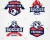 Logo Design Vorlagen Schönste Set soccer Football Badge Logo Design Imagem Vetorial De