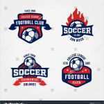 Logo Design Vorlagen Schönste Set soccer Football Badge Logo Design Imagem Vetorial De