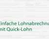 Lohnabrechnung Excel Vorlage Genial Lohnabrechnung In Wenigen Schritten