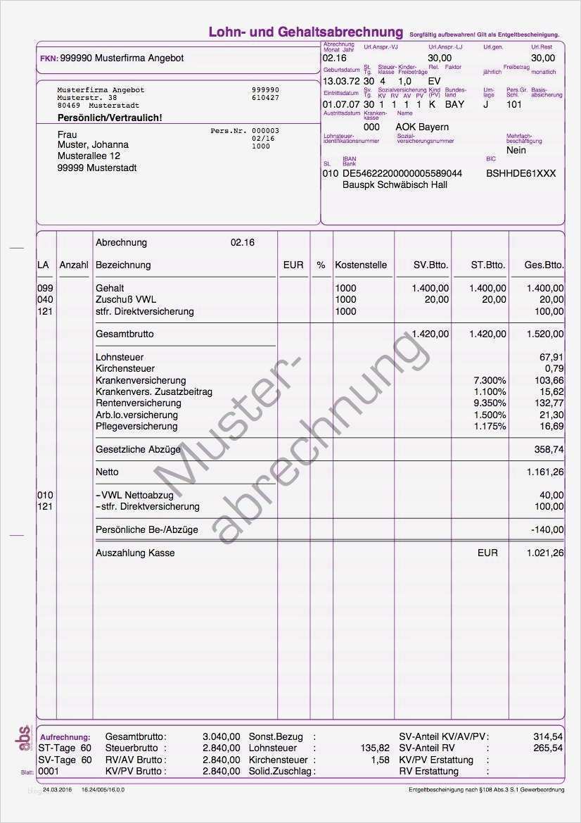 abs rz Musterausdrucke