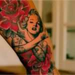 Marilyn Monroe Tattoo Vorlagen Bewundernswert Old School Tattoo 24 Kostenlose Vorlagen Und Kreative