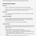 Marketing Briefing Vorlage Neu Marketing Brief Template Free Word Excel Documents