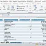 Marketing Budget Vorlage Fabelhaft Freie Meeting Bewerb Bud Vorlage Für Excel 2013