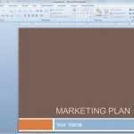 Marketing Plan Vorlage Best Of Free Marketing Plan Template for Powerpoint Presentations