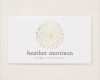 Massage Visitenkarten Vorlagen Cool Gold Dandelion Starburst Logo On White Business Card