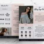 Media Kit Vorlage Kostenlos Elegant Media Kit Template for Bloggers Price List Press Kit