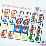 Memory Karten Vorlage Wunderbar Weihnachtsmemory Selber Machen Mit Monstamoons Freebie