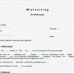 Mietvertrag Pdf Vorlage Wunderbar Word Vorlage Mietvertrag Wohnung Download