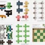 Minecraft Banner Vorlage Luxus Minecraft Printable Paper Characters 3 D