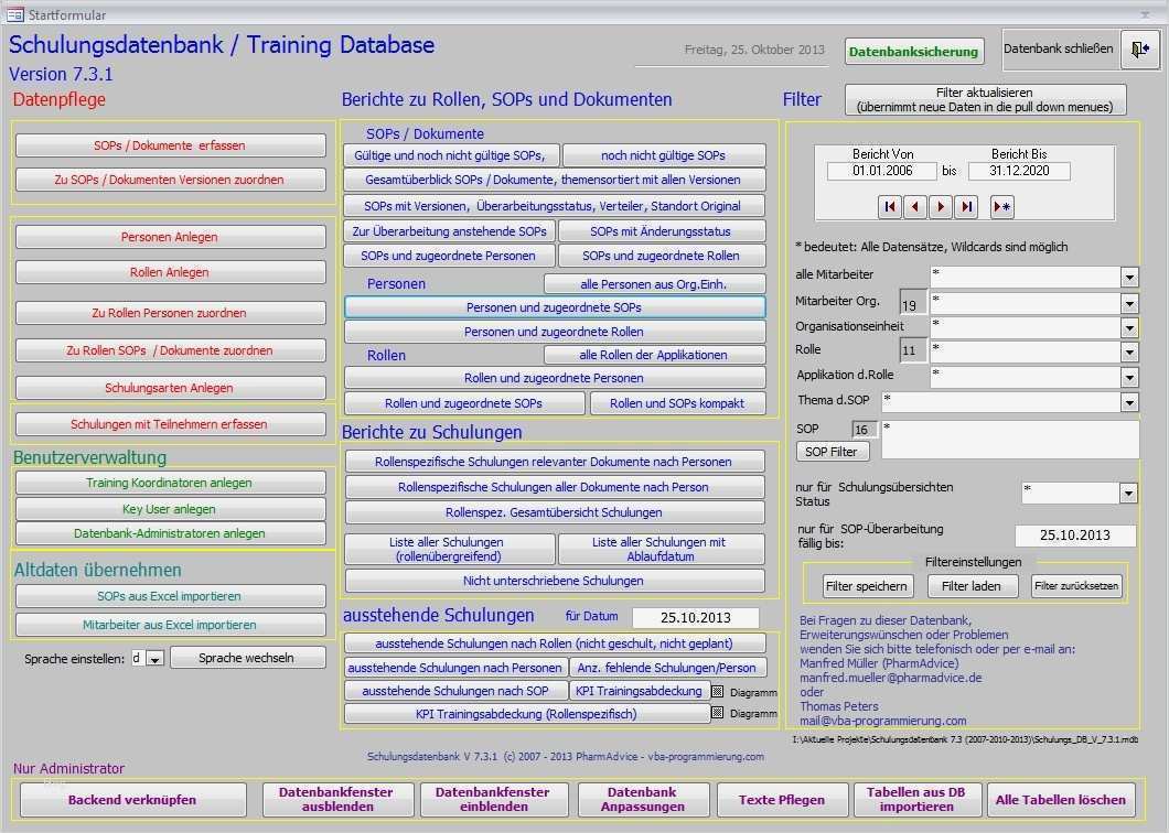 Thomas Peters VBA Programmierung Datenbankentwicklung