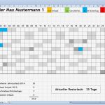 Mitarbeiterplanung Excel Vorlage Einzigartig Ansprechender Excel Urlaubskalender Für Den Arbeitsplatz