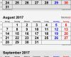 Monatskalender Word Vorlage Best Of Kalender August 2017 Als Word Vorlagen