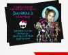 Monster High Einladungskarten Vorlagen Einzigartig Monster High Invitation by Dpdesigns2012 On Etsy