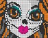 Monster High Einladungskarten Vorlagen Einzigartig Monster High Skelita Calaveras Pixel Pattern by Qwazy2