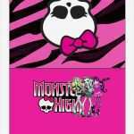 Monster High Einladungskarten Vorlagen Süß Monster High Free Printable Party Invitations