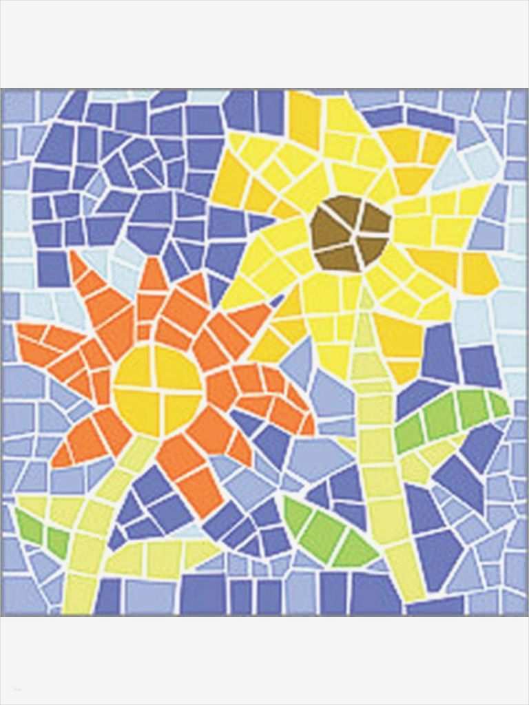 Mosaik Vorlagen Kinder Best Of Mosaik Vorlagen Blumen 30 30x30cm