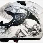 Motorradhelm Design Vorlage Gut Retro Roller Integralhelm Ff1 Weiss Girl Motorradhelm