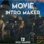 Movie Maker Intro Vorlagen Einzigartig Ae模板 哈利波特魔法电影片头开场动画 Movie Intro Maker