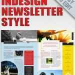 Newsletter Indesign Vorlage Best Of 46 Printable Newsletter Templates In Psd &amp; Indesign