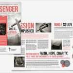 Newsletter Layout Vorlage Cool Bible Church Newsletter Template Design