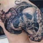 Octopus Tattoo Vorlagen Gut Tattoos Skull and Octopus