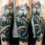 Octopus Tattoo Vorlagen Wunderbar 42 Incredible Kraken Tattoos Shoulder