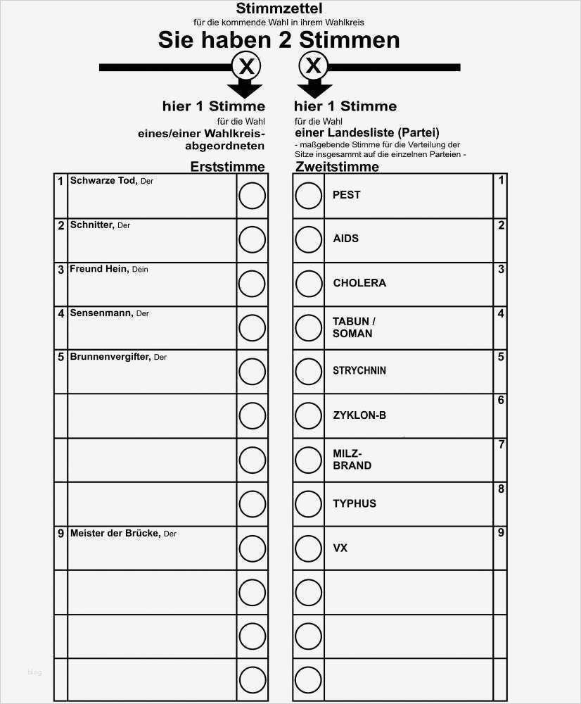 MS fice Word 2007 Wie Tabelle wie Wahlzettel erstellen