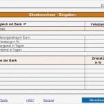 Open Office Base Vorlagen Kundendatenbank Angenehm Skontorechner Excel Vorlagen Shop