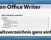 Open Office Präsentation Vorlage Erstaunlich Inhaltsverzeichnis Erstellen Ganz Einfach Open Fice