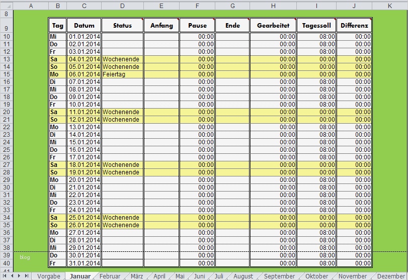 Openoffice Stundenzettel Vorlage Bewundernswert Excel ...