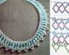 Perlenschmuck Selber Machen Vorlagen Inspiration голубое колье Beadwork Pinterest