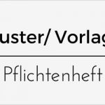 Pflichtenheft Vorlage Elektrotechnik Süß Vorlage Muster Für Pflichtenheft