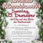 Plakat Weihnachtsmarkt Vorlage Inspiration Kirrlacher Weihnachtsmarkt Am 15 Dezember Auf Dem