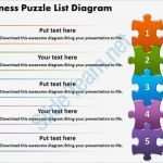 Powerpoint Puzzle Vorlage Cool Business Puzzle List Diagarm Powerpoint Templates Ppt