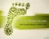Powerpoint Vorlagen Biologie Bewundernswert Best Green Powerpoint Template with Footprint Illustration