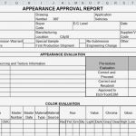 Ppap Vorlage Excel Großartig Ppap forms In Excel Ppap Templates