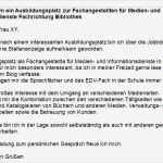 Praktikumsbericht Einzelhandel Vorlage Schönste Bewerbung Als Fachangestellte Für Me N Und