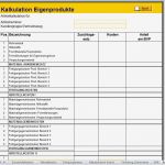 Preiskalkulation Excel Vorlage Inspiration Kalkulation Von Eigenerzeugnissen Excel Vorlage Zum Download