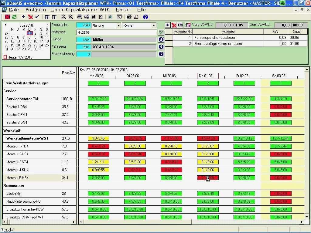 Produktionsplanung Excel Vorlage Kostenlos Schönste Werkstattplaner Evectivo Das Steuerungswerkzeug Für Ihre