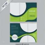 Publisher Flyer Vorlage Luxus Green Brochure Template with Circles Vector